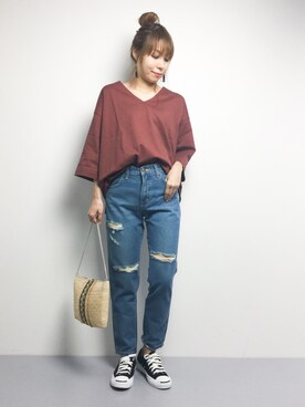 SUBさん(レディース・154cm)の夏コーディネート