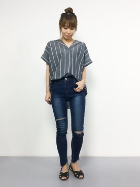 SUBさん（レディース・154cm）の夏コーディネート