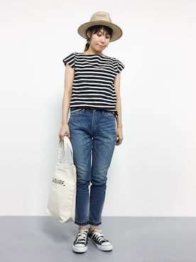 SUBさん（レディース・154cm）の夏コーディネート