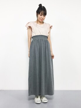「ef-de（エフデ）のアイテム（トップス）」を使った、SUBさん（レディース・154cm）の夏コーディネート