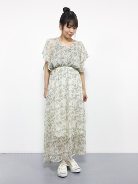 「Luz Llena（ラズレナ）のアイテム」を使った、SUBさん（レディース・154cm）の夏コーディネート