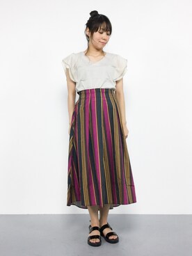 SUBさん(レディース・154cm)の夏コーディネート