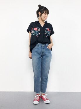 SUBさん（レディース・154cm）の夏コーディネート