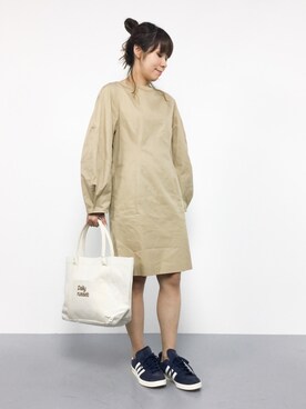 「Steven Alan（スティーブンアラン）のアイテム（ワンピース/ドレス）」を使った、SUBさん（レディース・154cm）の夏コーディネート