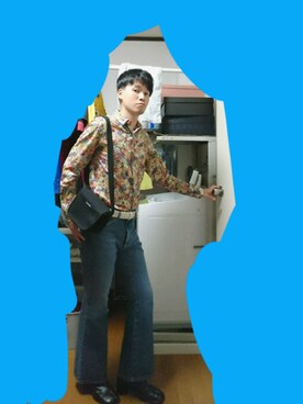 Marimekko マリメッコ のボディバッグ ウエストポーチを使ったメンズ人気ファッションコーディネート Wear