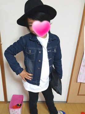 「UNIQLO（ユニクロ）のアイテム（Tシャツ/カットソー、ホワイト系）」を使った、Hi-mamaさん（レディース）の秋コーディネート