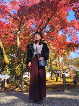 ＊Yuu＊ さん（レディース・156cm）の冬コーディネート