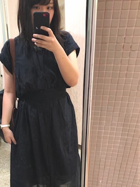 「JOINT WORKS（ジョイントワークス）のアイテム（ワンピース/ドレス）」を使った、a.さん（レディース・155cm）の夏コーディネート