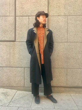 「無（ム）のアイテム」を使った、SOICHIROさん（メンズ・175cm）の冬コーディネート