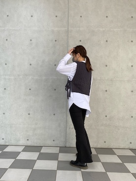 「oneway glamorous（ワンウェイグラマラス）のアイテム」を使った、arohaさん（レディース・162cm）の春コーディネート