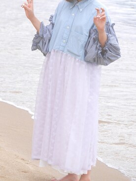 ワンピース ドレスを使った リメイク古着 の人気ファッションコーディネート Wear