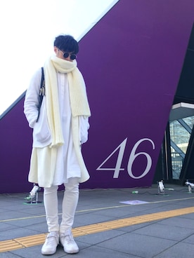 「SEVENDAYS=SUNDAY（セブンデイズサンデイ）のアイテム（ワンピース/ドレス）」を使った、ひろひろさん（メンズ・173cm）の春コーディネート