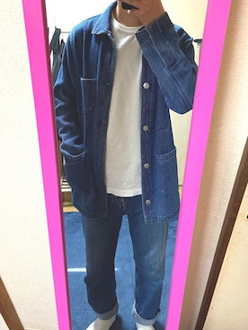 「L.H.P（エルエイチピー）のアイテム（ジャケット/アウター）」を使った、kkさん（メンズ・173cm）の春コーディネート