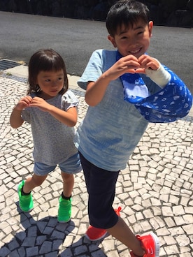 ♡Ricca♡さん（キッズ・100cm）の夏コーディネート