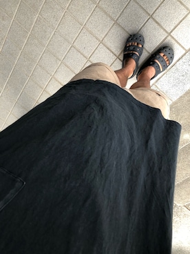 「膝上ショーツ」｜「アイテム（シューズ）」を使った、hitoriさん（メンズ・177cm）の夏コーディネート