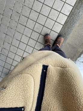 「KEEN（キーン）のアイテム（ブーツ）」を使った、hitoriさん（メンズ・177cm）の冬コーディネート
