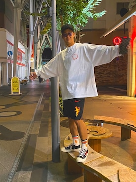 「チャックテイラー」｜「アイテム（アクセサリー）」を使った、Toshiさん（メンズ・178cm）の秋コーディネート