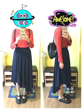 KOKONEさん（レディース・168cm）の冬コーディネート