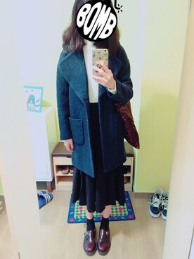 KOKONEさん（レディース・168cm）の冬コーディネート