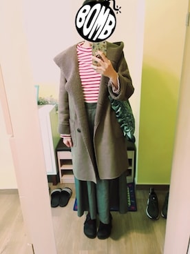 KOKONEさん（レディース・168cm）の冬コーディネート