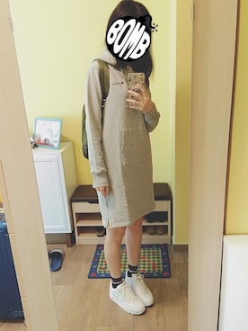 「スボーツミックス」｜「アイテム（ワンピース/ドレス）」を使った、KOKONEさん（レディース・168cm）の春コーディネート