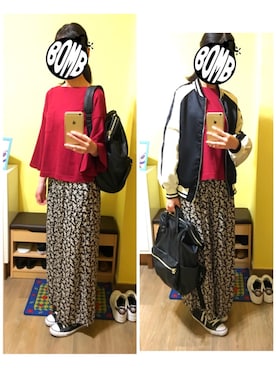 「袖フリル」｜「アイテム（ジャケット/アウター）」を使った、KOKONEさん（レディース・168cm）の春コーディネート