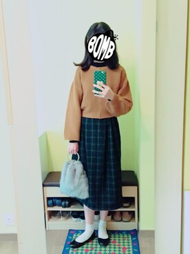 KOKONEさん（レディース・168cm）の冬コーディネート