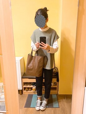 KOKONEさん（レディース・168cm）の冬コーディネート