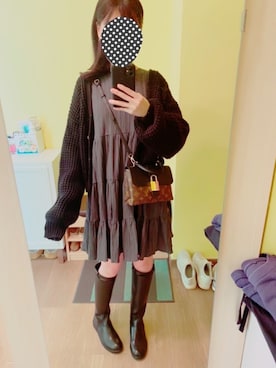 KOKONEさん(レディース・168cm)の冬コーディネート