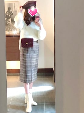 致し方なく課金さん（レディース・156cm）の冬コーディネート