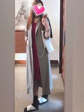 「ankoROCK（アンコロック）のアイテム（アクセサリー）」を使った、致し方なく課金さん（レディース・156cm）の春コーディネート