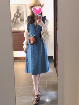 「グラディエーターサンダル」｜「アイテム（その他）」を使った、致し方なく課金さん（レディース・157cm）の夏コーディネート