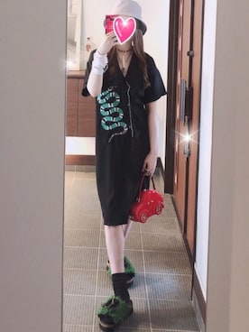 致し方なく課金さん（レディース・157cm）の夏コーディネート