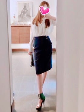 「シーバイクロエ」｜致し方なく課金さん（レディース・157cm）の夏コーディネート