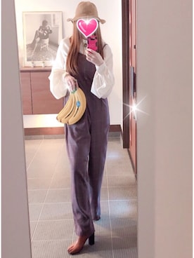 致し方なく課金さん（レディース・157cm）の秋コーディネート