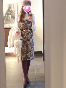 致し方なく課金さん（レディース・156cm）の冬コーディネート