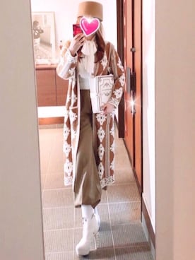 致し方なく課金さん(レディース・157cm)の冬コーディネート