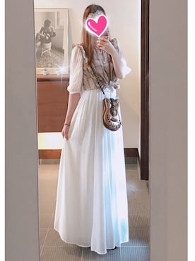 「楽器」｜致し方なく課金さん（レディース・156cm）の秋コーディネート