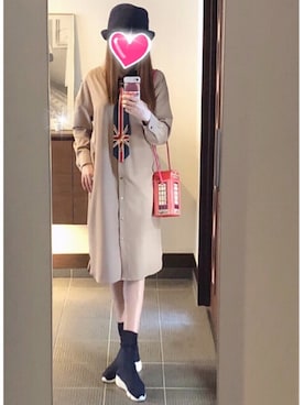 「イギリス」｜「アイテム（その他）」を使った、致し方なく課金さん（レディース・156cm）の秋コーディネート