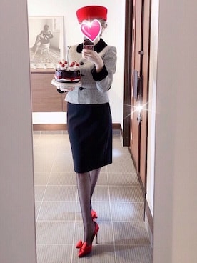 「GIVENCHY（ジバンシイ）のアイテム（ジャケット/アウター）」を使った、致し方なく課金さん（レディース・157cm）の冬コーディネート