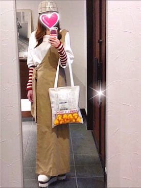 致し方なく課金さん（レディース・156cm）の秋コーディネート