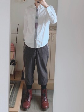 Morikage Shirt モリカゲシャツ のアイテム ホワイト系 を使ったコーディネート一覧 Wear