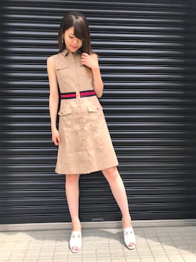 「マリンスタイル」｜minaさん（レディース・166cm）の春コーディネート