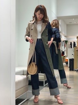 minaさん（レディース・166cm）の春コーディネート