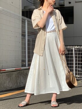 minaさん（レディース・166cm）の春コーディネート