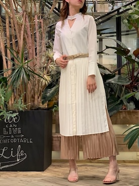 minaさん（レディース・168cm）の夏コーディネート