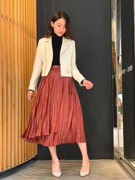 minaさん（レディース・168cm）の秋コーディネート