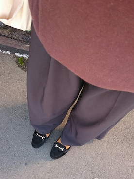 「COMME CA DU MODE（コムサデモード）のアイテム（スウェット）」を使った、seimaaさん（レディース・156cm）の春コーディネート