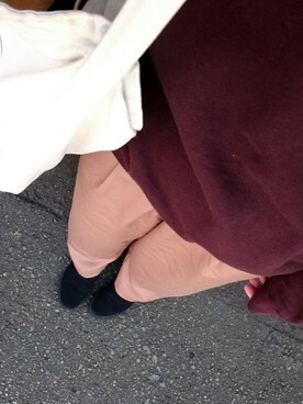 「COMME CA DU MODE（コムサデモード）のアイテム（スウェット）」を使った、seimaaさん（レディース・156cm）の春コーディネート