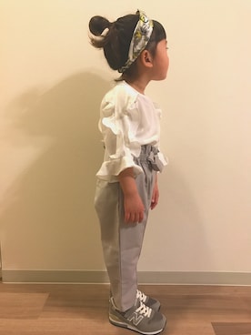 memeさん（キッズ・90cm）の春コーディネート